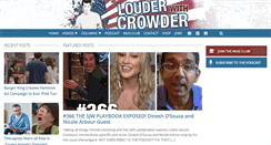 Desktop Screenshot of louderwithcrowder.com